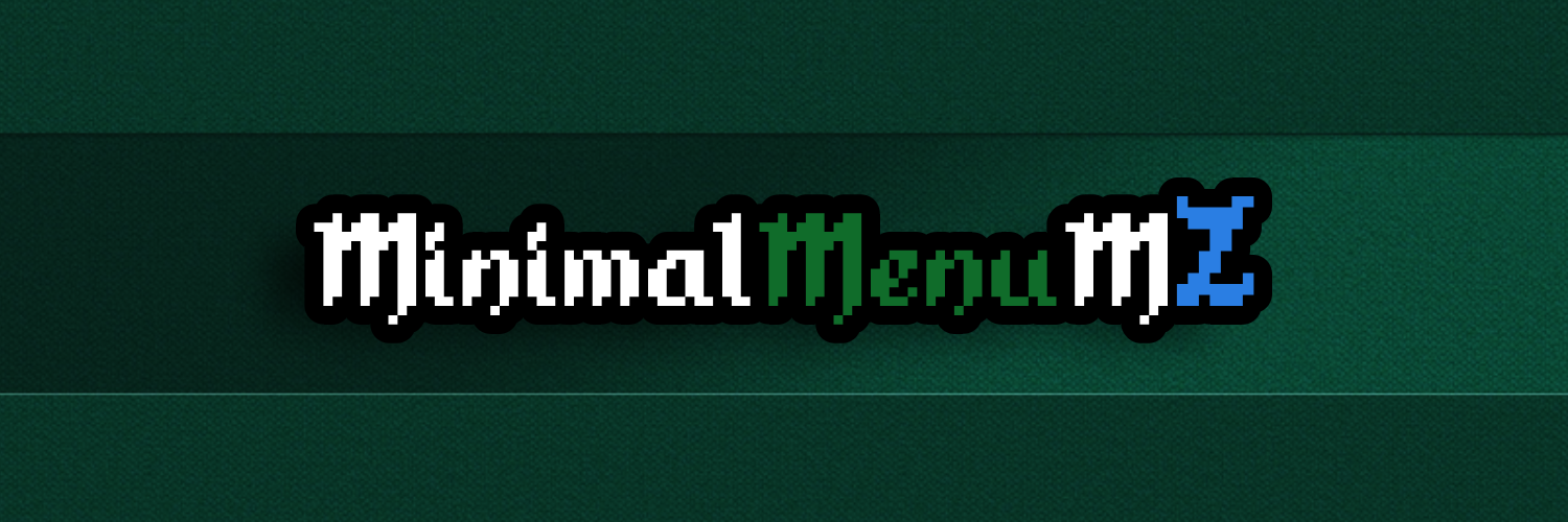 RPG Maker MZ - MinimalMenu