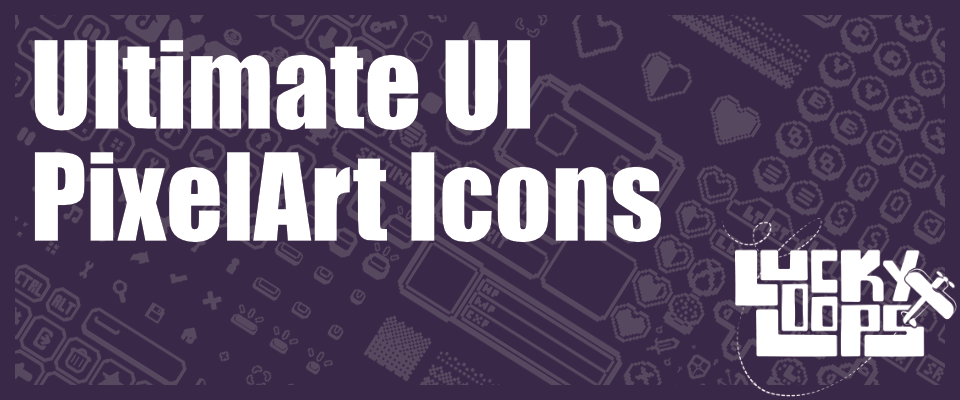 UPDATED! FREE - Ultimate UI PixelArt +100 Icons!