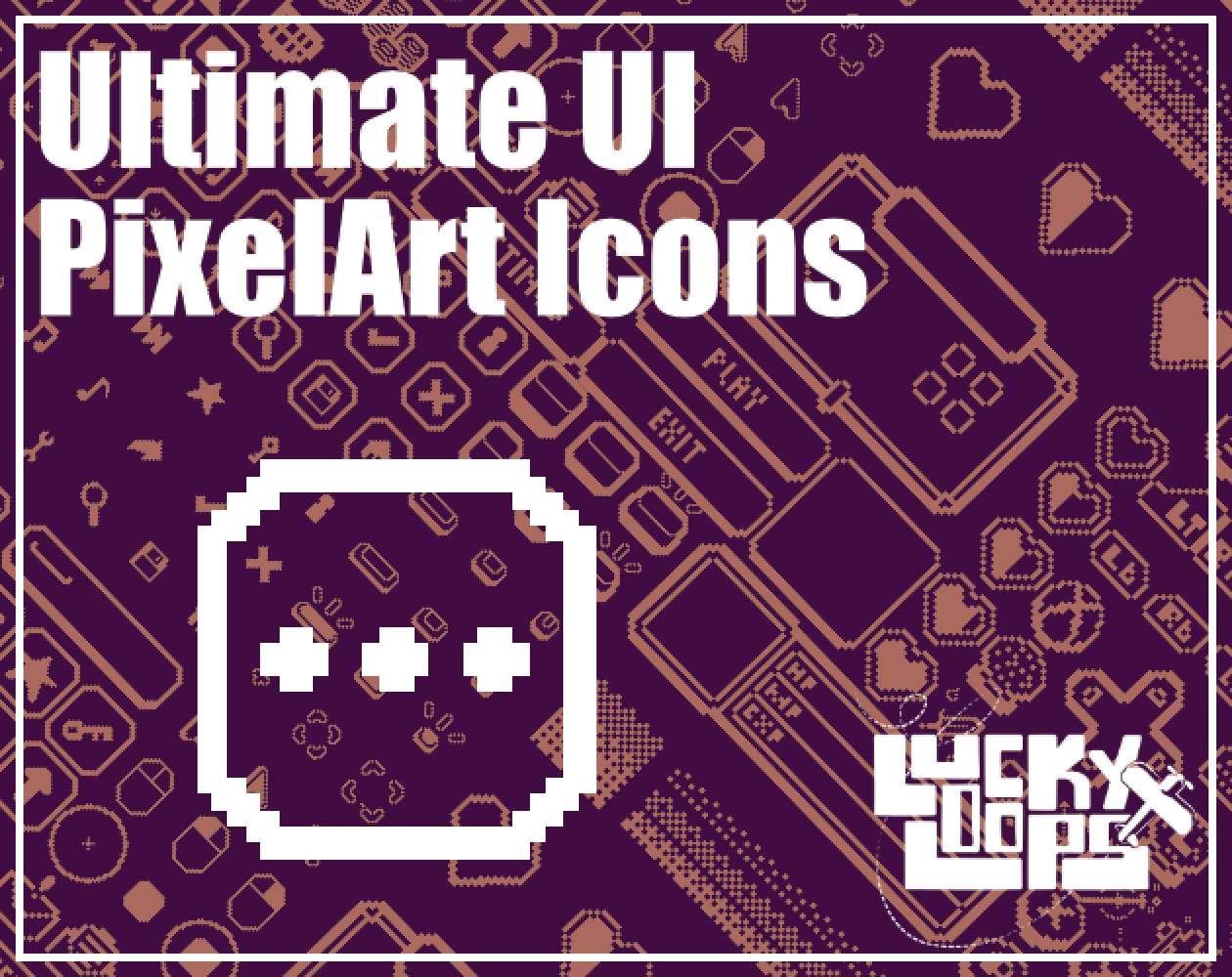 UPDATED! FREE - Ultimate UI PixelArt +100 Icons! by LuckyLoops