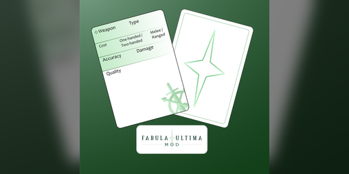 Cover image for Fabula Ultima Equipment Cards (Blank)