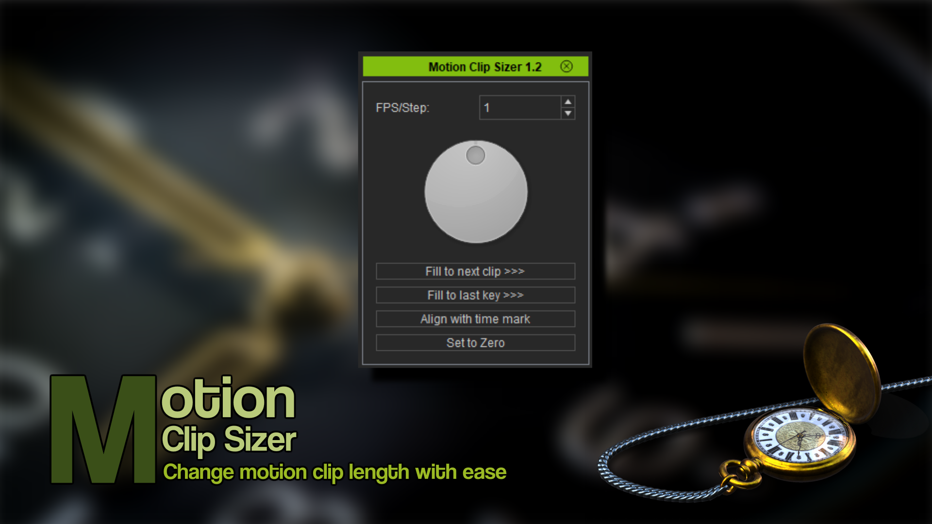 Motion Clip Sizer (iClone7-8 Plugin)