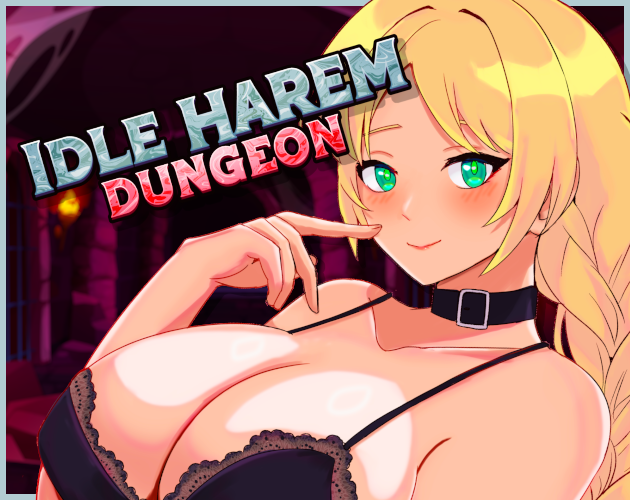 Cover art for Idle Harem Dungeon by Cheedle — adult visual novel