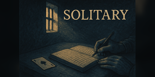 Cover image for Solitary A Solo Journal RPG of Memory, Guilt, and Final Days