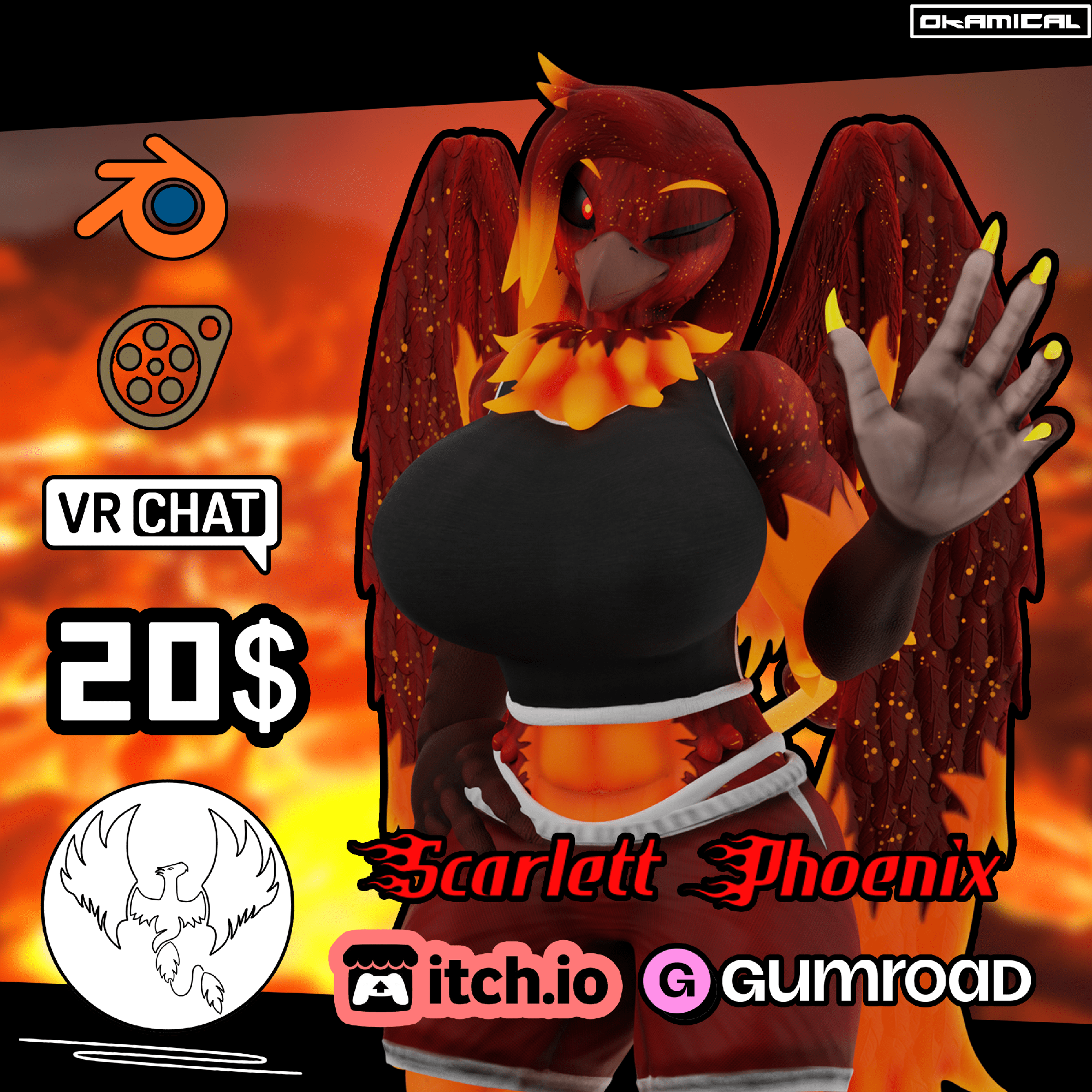 Scarlett Phoenix (Separate Purchase)