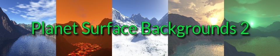 Planet Surface Backgrounds 2