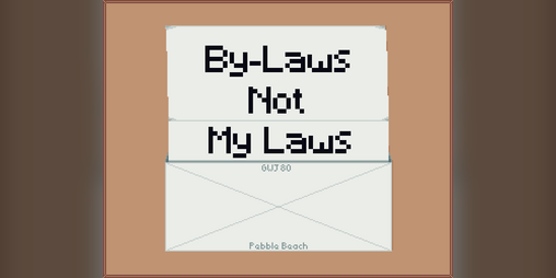 Cover image for By-Laws Not My Laws