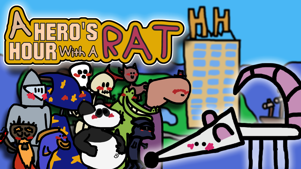 A Hero's Hour With A Rat by foot