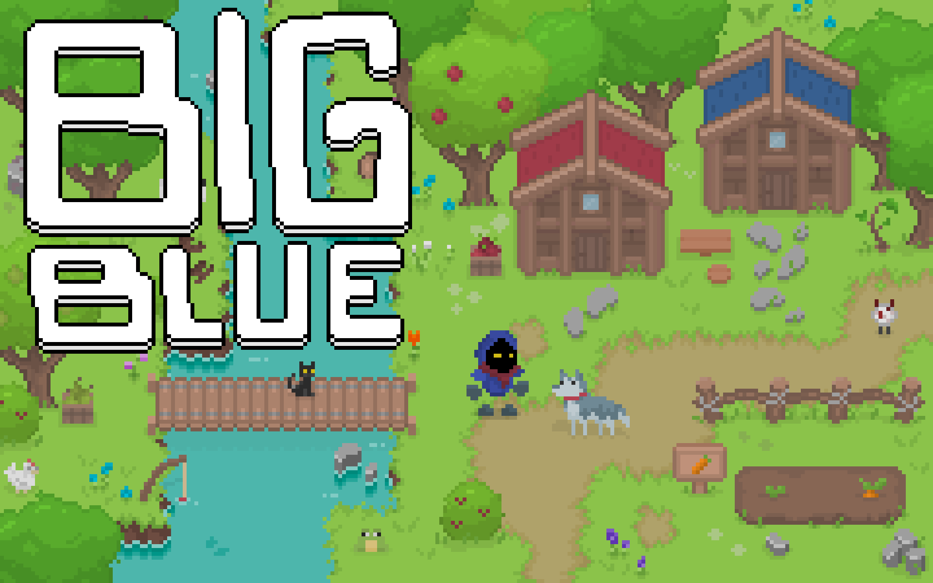 Big Blue RPG - 16x16 Asset Pack top-down pixel art