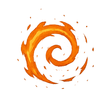 Fire VFX Pack 3 – Spiral Flame Animation for 2D Games by Alexandre3377