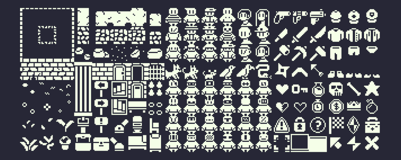 1-bit prison pixel art