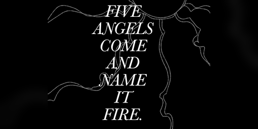 Cover image for five angels come and name it fire