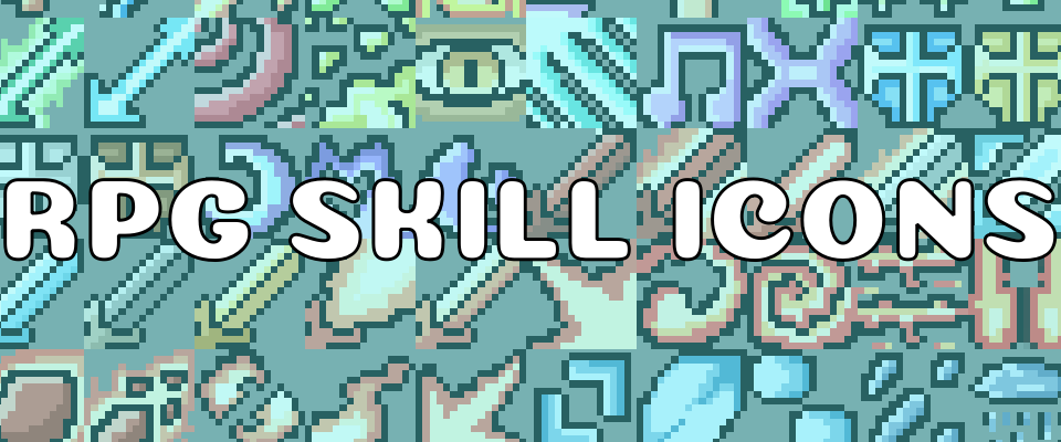 Pixel Art 16x16 RPG Skill Icon Pack