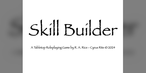 Cover image for SKILL BUILDER