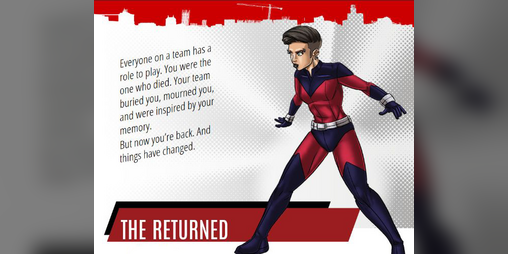 Cover image for The Returned (A Masks: A New Generation Playbook)