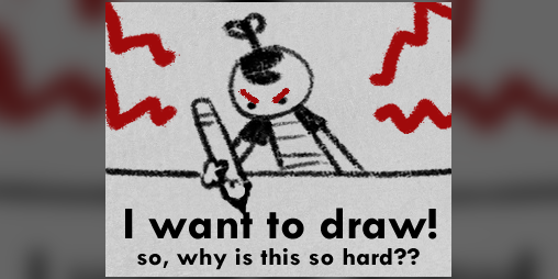 Cover image for I want to draw! (Zine)