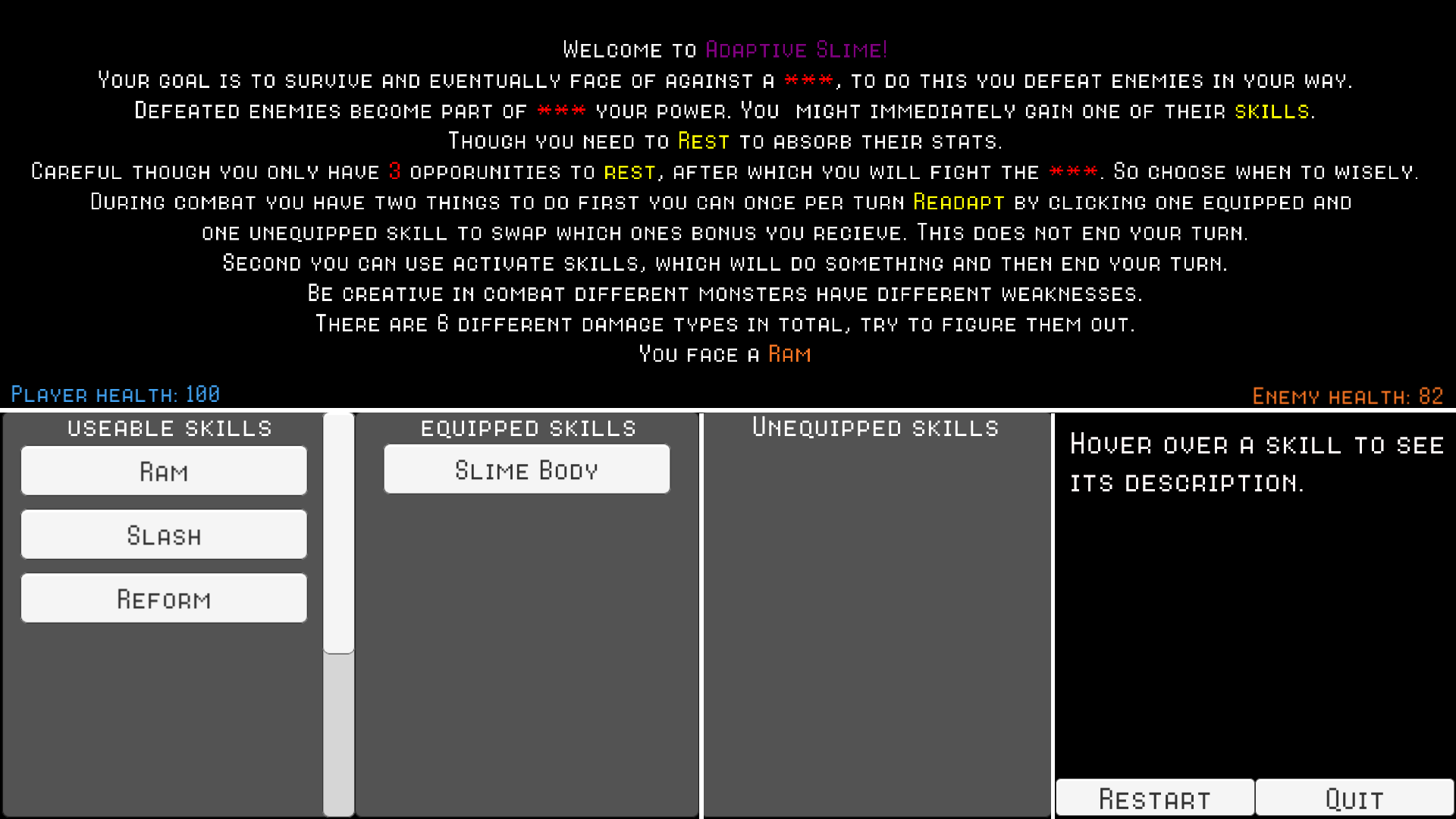 Adaptive Slime