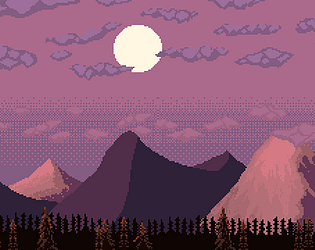 Mountain Parallax Background