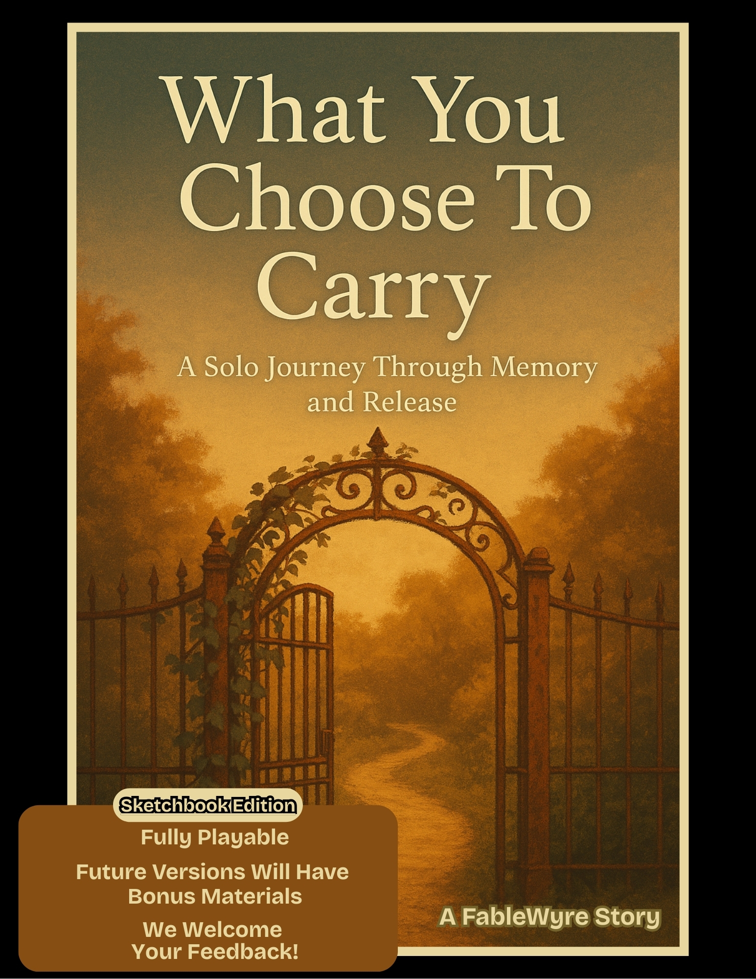 Portada de What You Choose to Carry