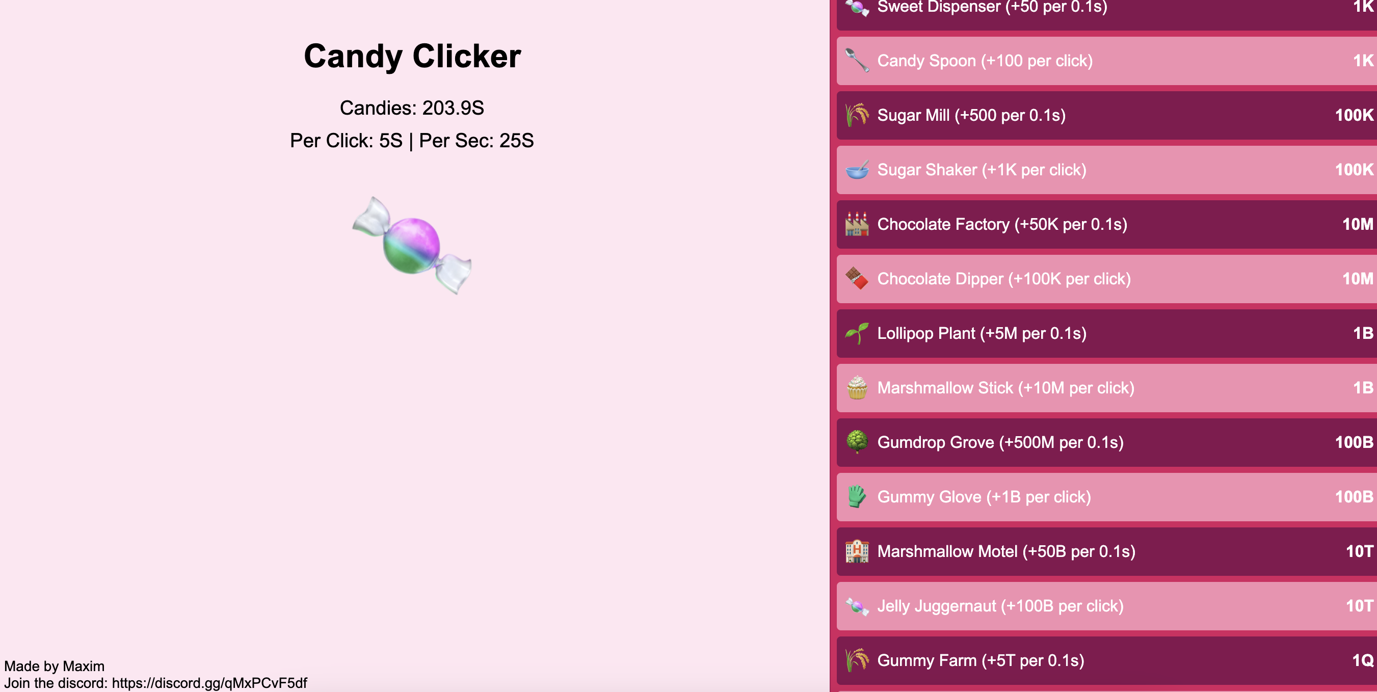 Cover image for Candy Clicker