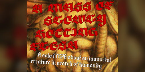 Cover image for A MASS OF SLOWLY ROTTING FLESH