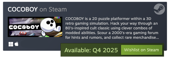 COCOBOY on Steam