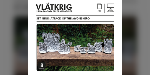 Cover image for Attack of the Mygnskerö: Vlätkrig Paper Minis Set Nine