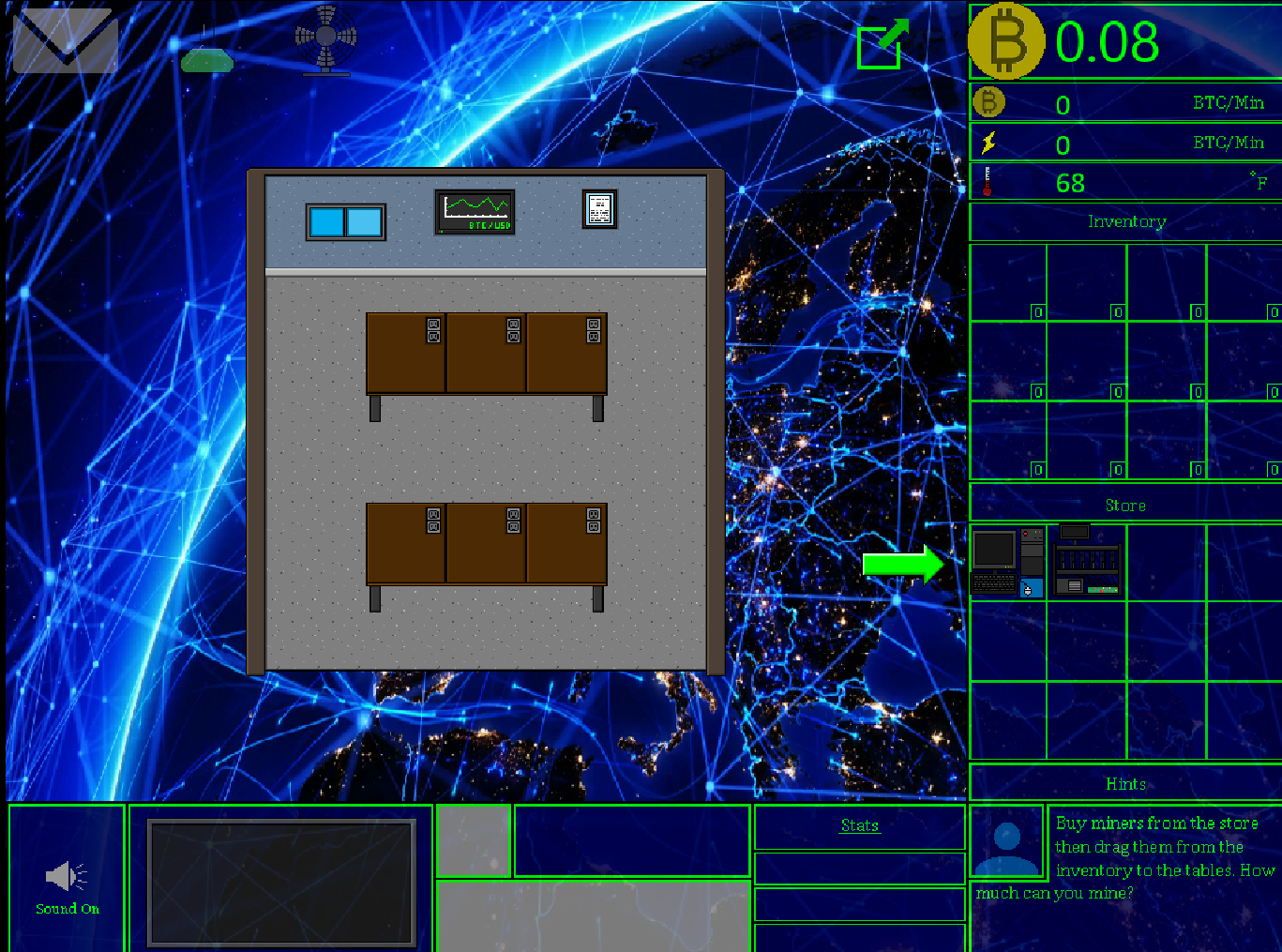 Bitcoin Mining Simulator X By Spokai - premade roblox mining game