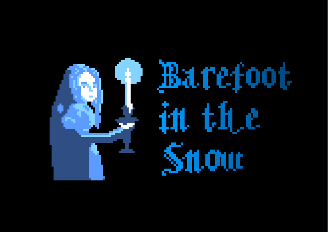 Barefoot in the Snow cover