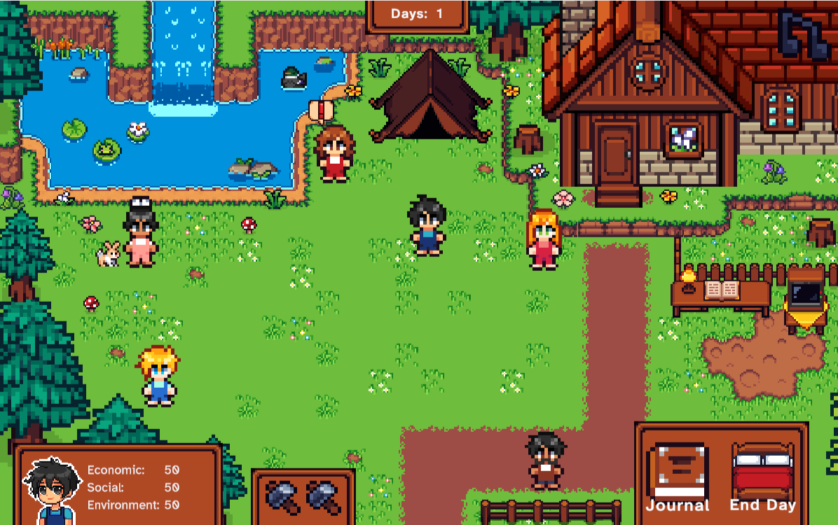 Roots of Change: A Sustainability Game