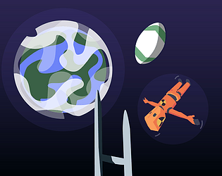 CRASH TEST DUMMIES IN OUTER SPACE PLAYING AUSTRALIAN RUGBY