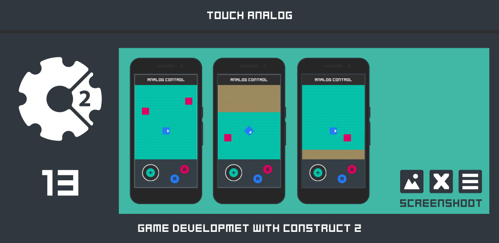 Construct 2: Touch Analog