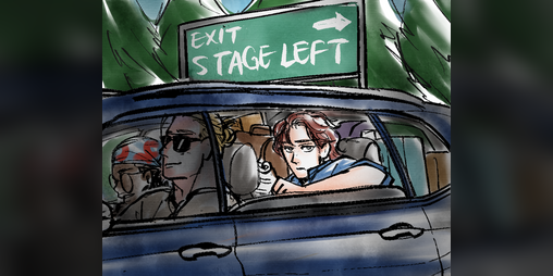 Cover image for Exit Stage Left