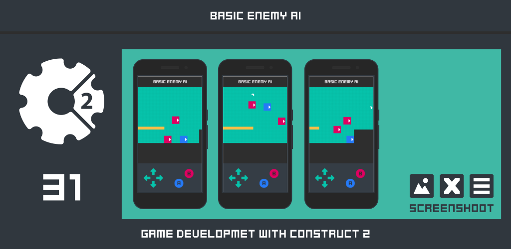 Construct 2: Basic Enemy AI