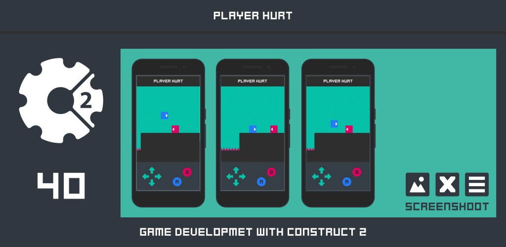 Construct 2: Player Hurt