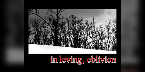 Cover image for in loving, oblivion