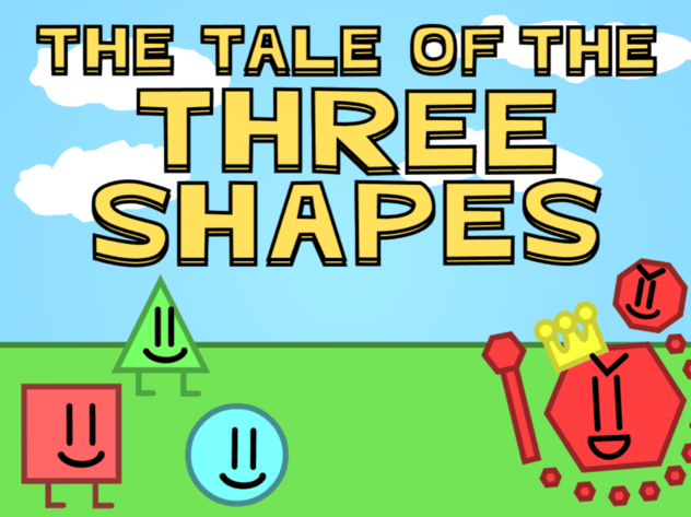 Cover image for The Tale of the Three Shapes