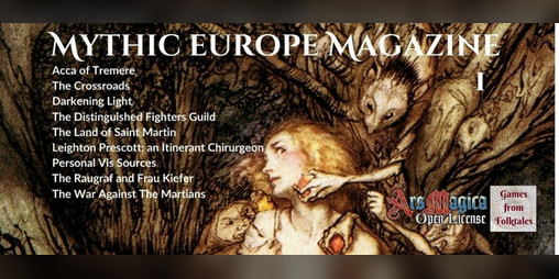 Cover image for Mythic Europe Magazine Issue One