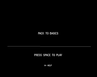 Pack To Basics - Dev Cove GameJam 2025