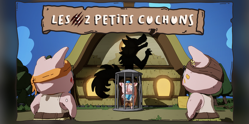 Cover image for Les 2 petits cochons