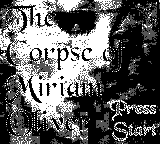 Cover image for The Corpse of Miriam Oliver
