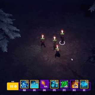 Flamefall: New skill interaction system