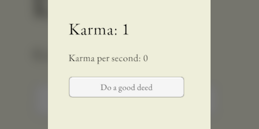 Cover image for karma clicker