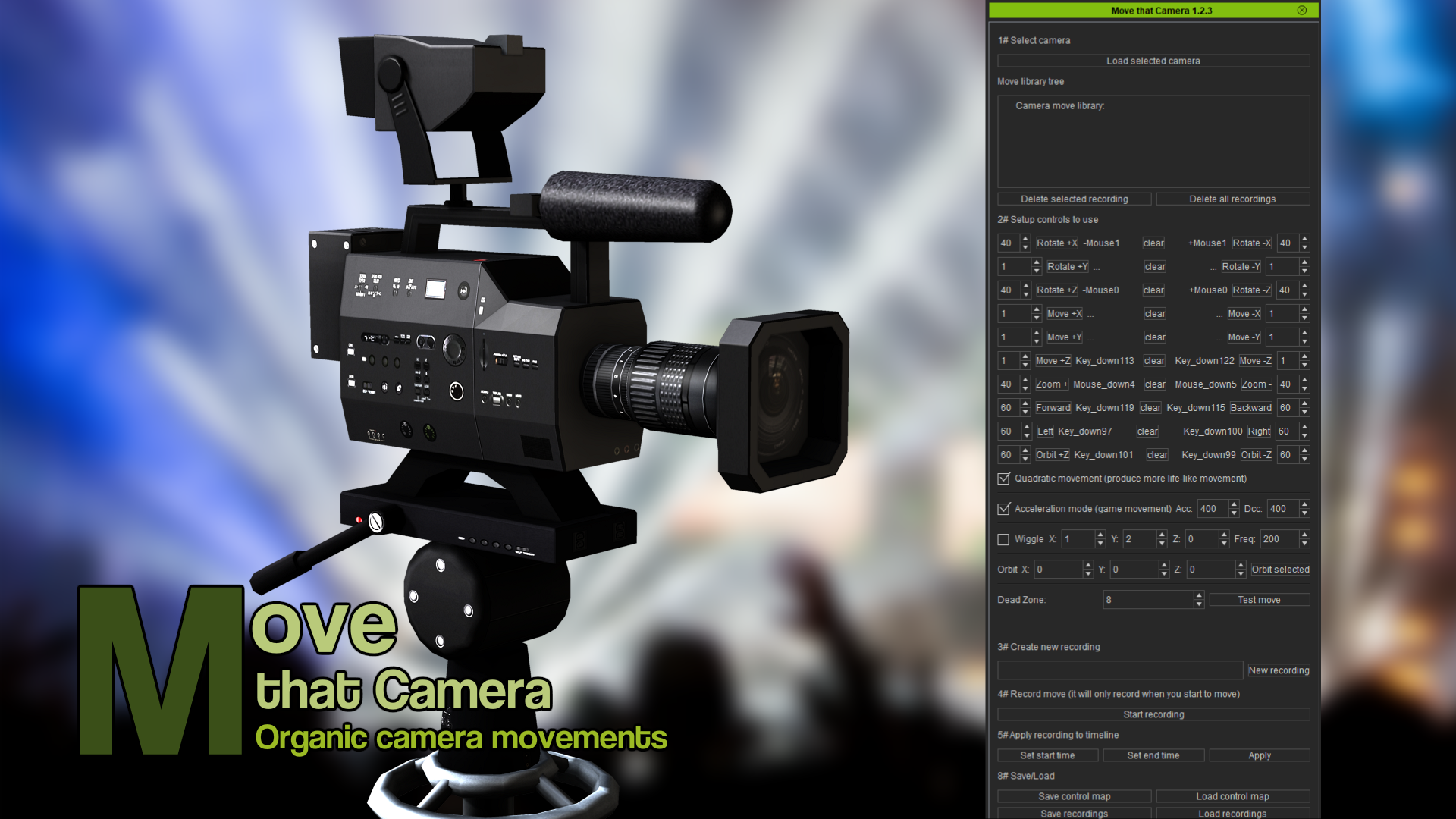 Move that Camera (iClone7-8 Plugin)