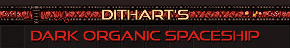 DithArt's Sci-Fi Tileset 5 - Dark Organic Spaceship
