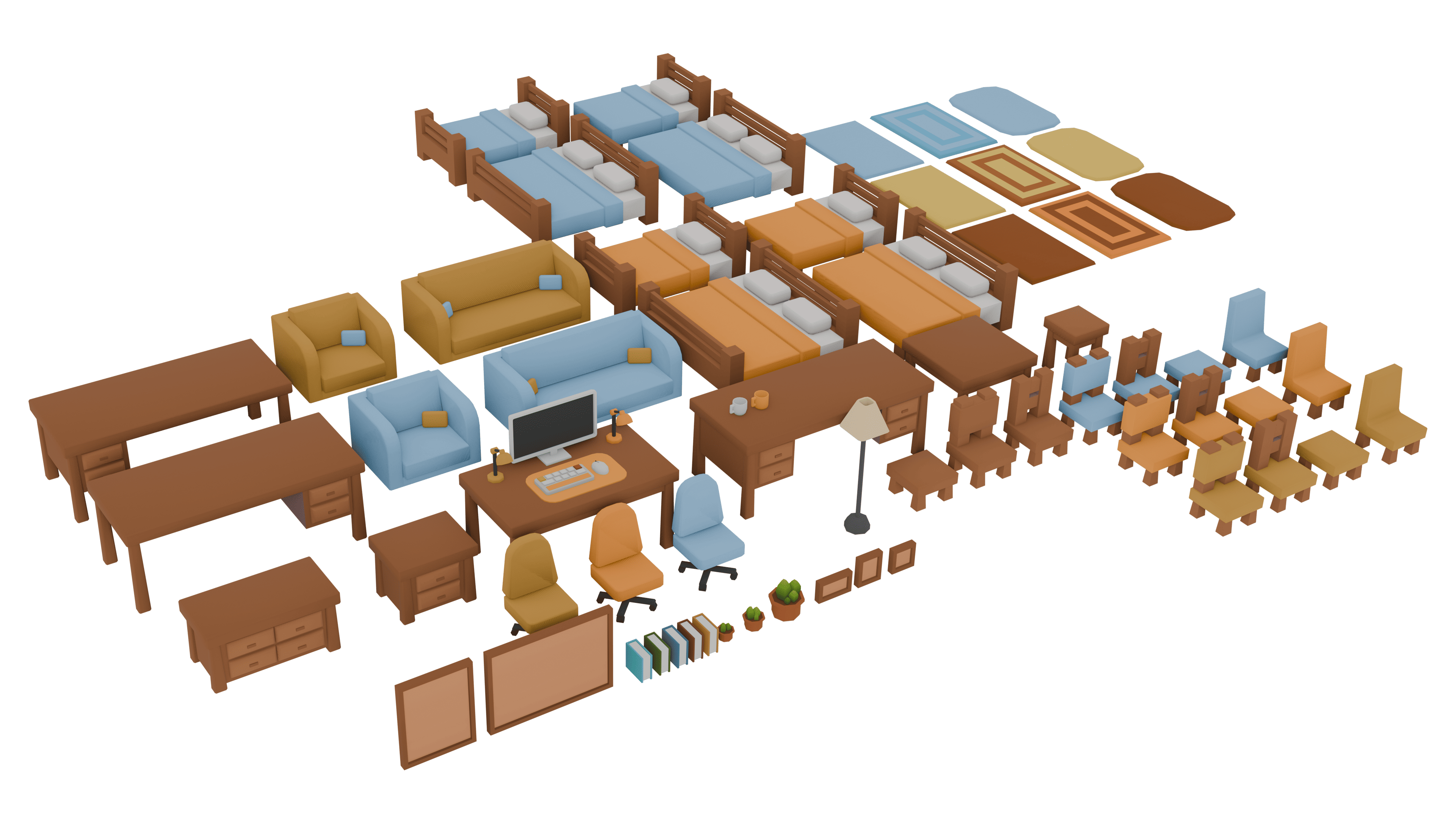 Free Furniture Pack/Set - 50+ Models
