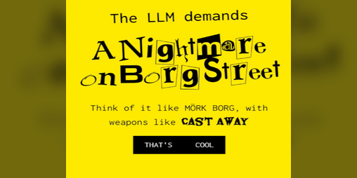 Cover image for A Nightmare on Borg Street