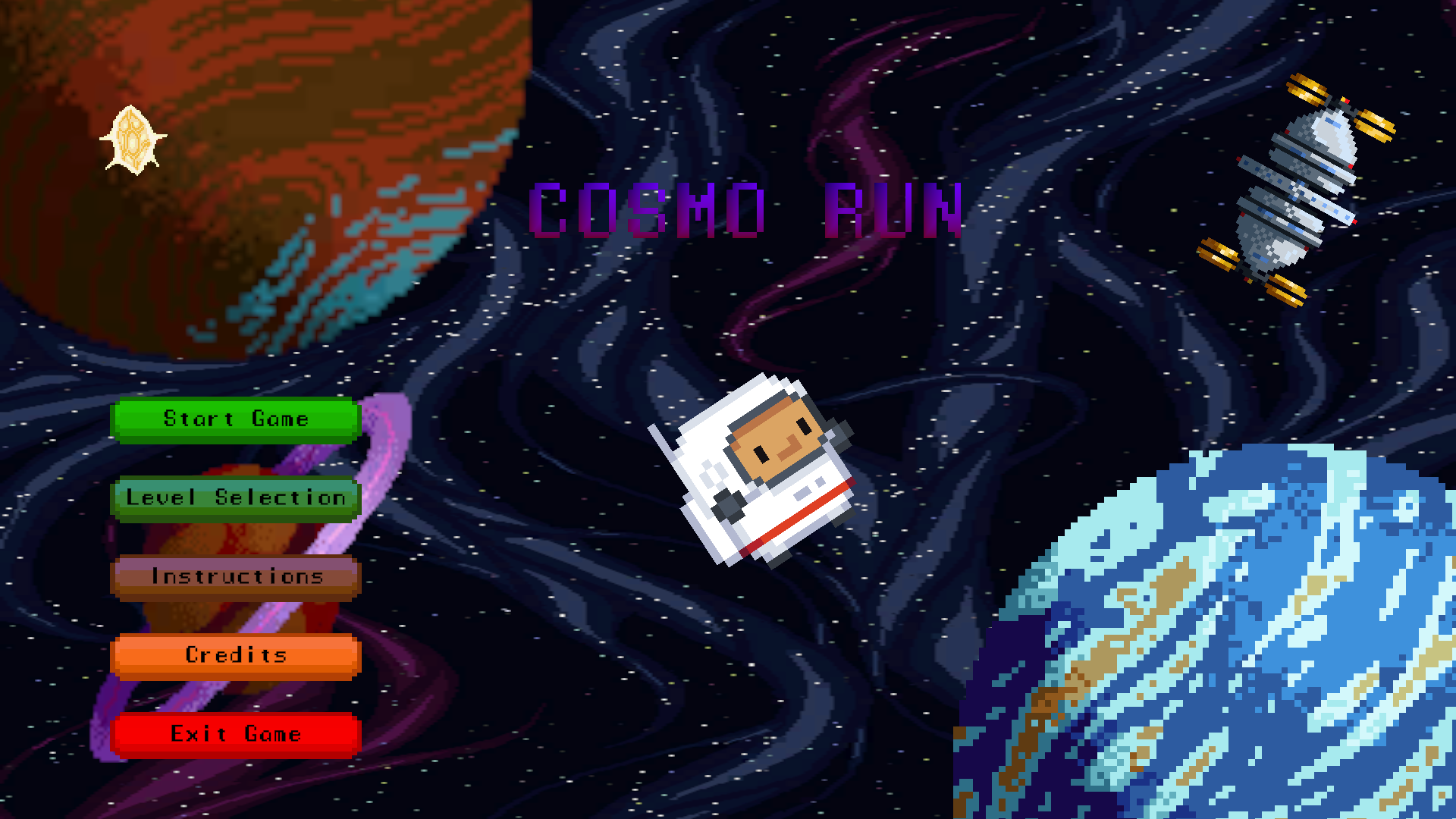 2D Platformer Cosmo Run