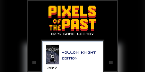 Cover image for Pixels of the Past: Hollow Knight Edition