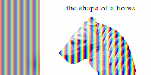 Cover image for the shape of a horse (zine)