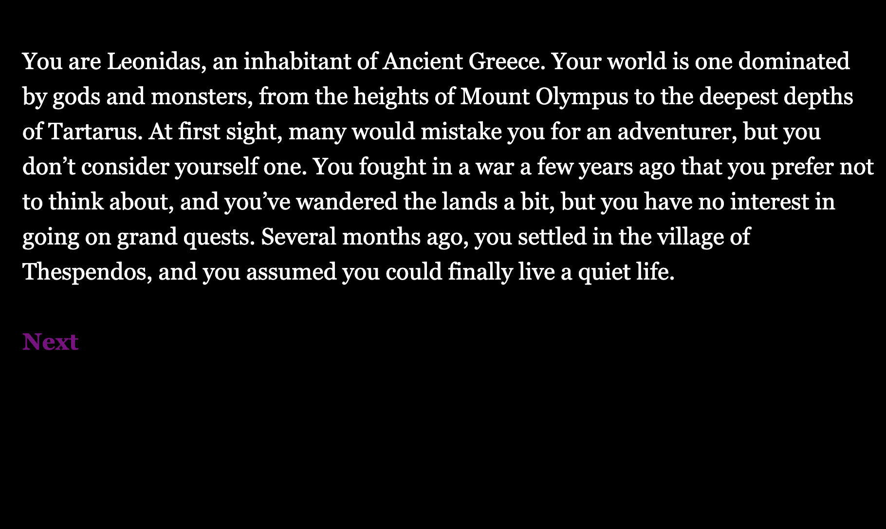 Leonidas: The Machinations of Morpheus